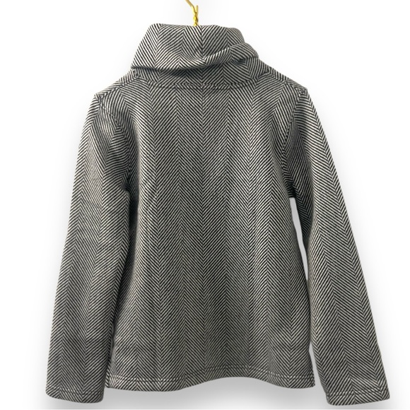 J.Crew Long Sleeve Grey Funnelneck Pull Over Sweatshirt/ Sweater - Picture 3 of 3